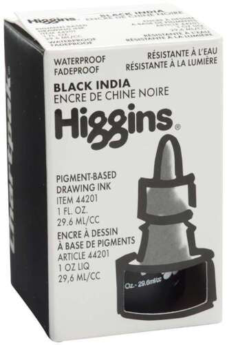 HIGGINS WATERPROOF INDIA INK 1 OZ