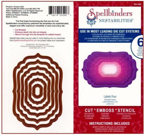 NESTABILITIES DIE SET LABELS 4