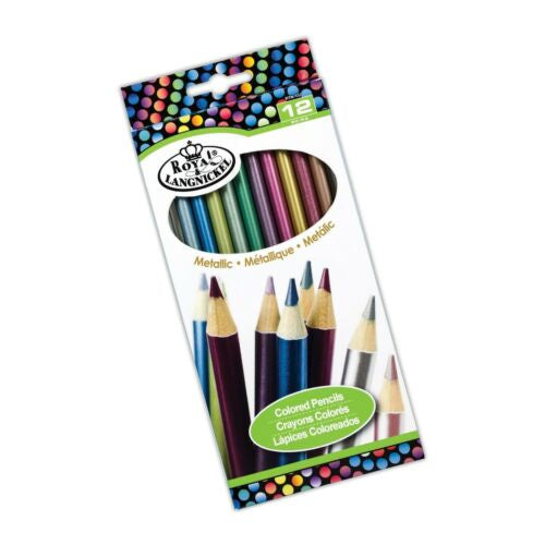 ROYAL METALLIC PENCILS 12PC