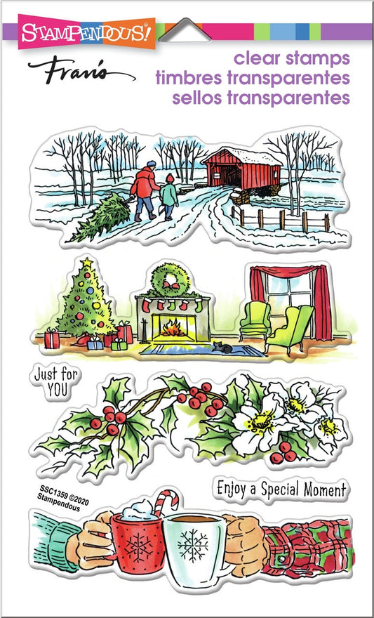 STA CLEAR HOLIDAY GIFT STAMP SET