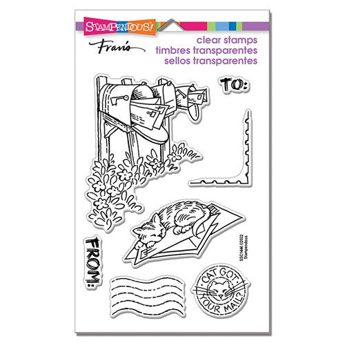 STA CLEAR MAILBOX COUNTRY STAMP SET