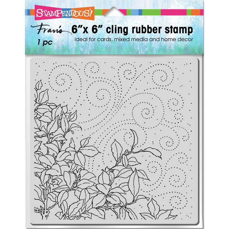 STA CLING LEAFY BREEZE 6X6 STAMP