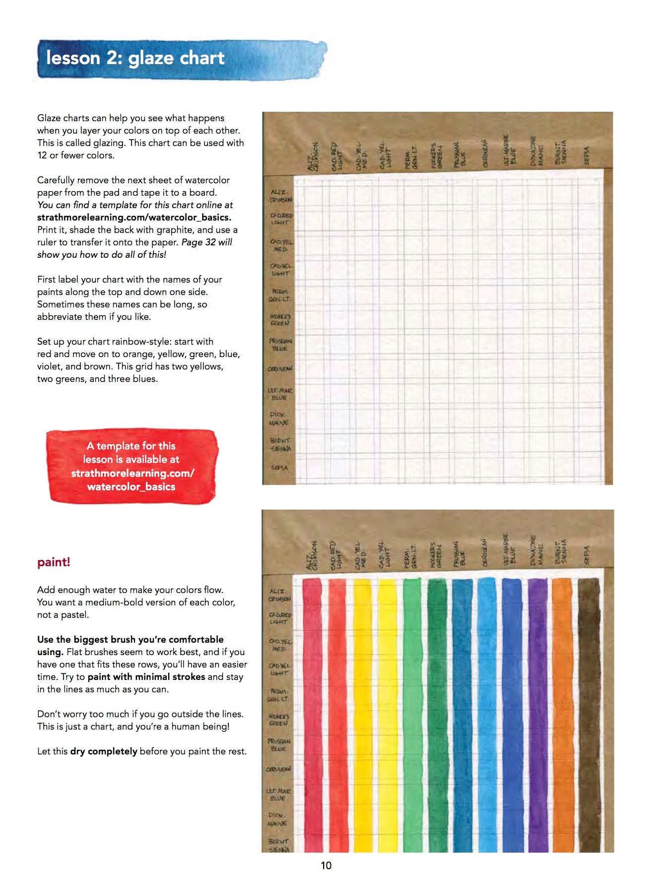 STRATH LEARN TO PAINT WATERCOLOR BASICS