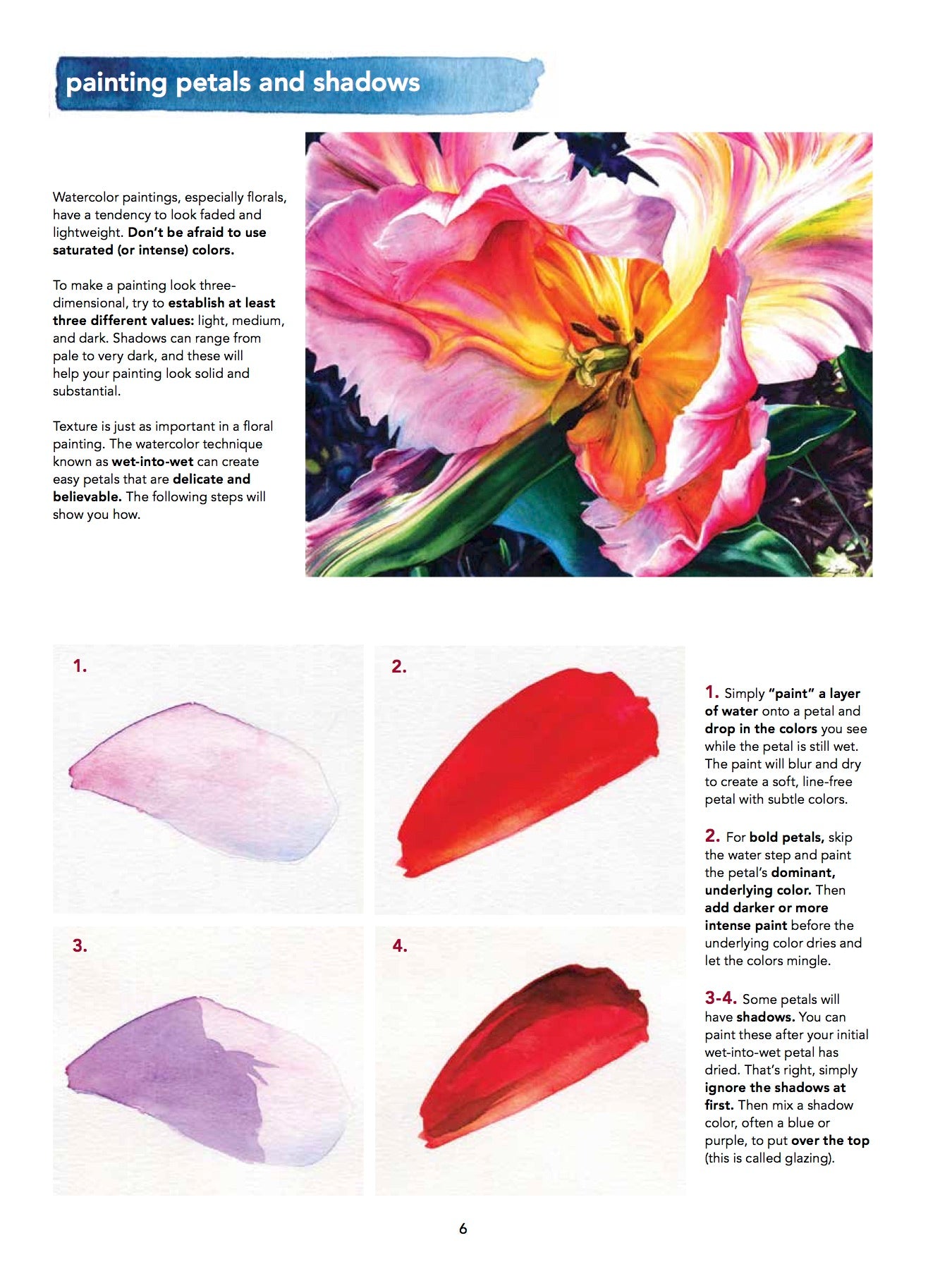 STRATH LEARN TO PAINT WATERCOLOR FLOWERS
