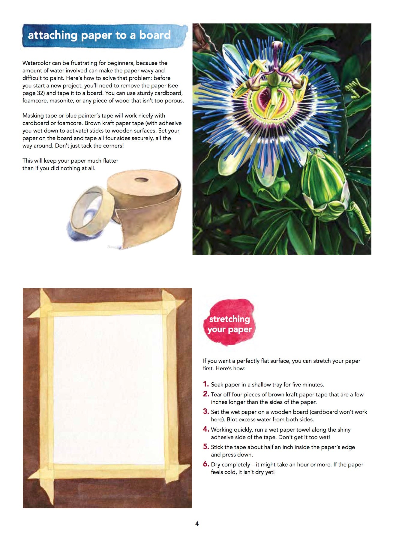 STRATH LEARN TO PAINT WATERCOLOR FLOWERS