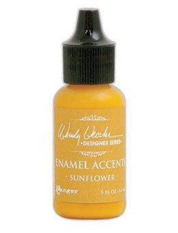 ENAMEL ACCENTS SUNFLOWER