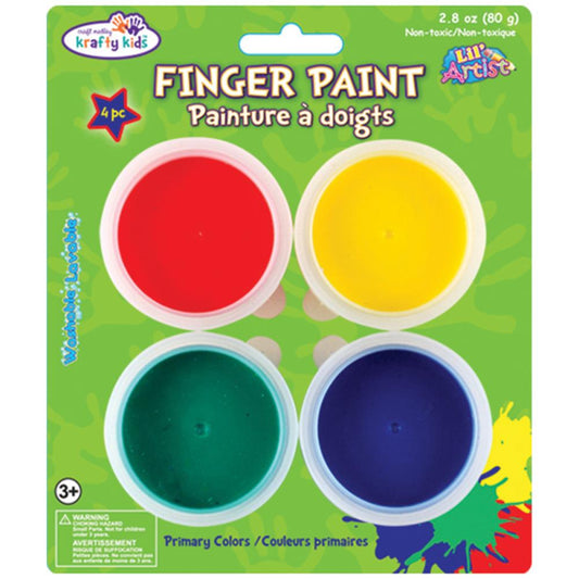 FINGER PAINT 4 PRIMARY COLOR SET