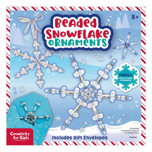 CK BEADED SNOWFLAKE ORNAMENTS KIT