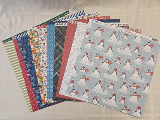 Dare 2B Artzy Patterned Paper Pack 12x12 "North Pole Holidays"