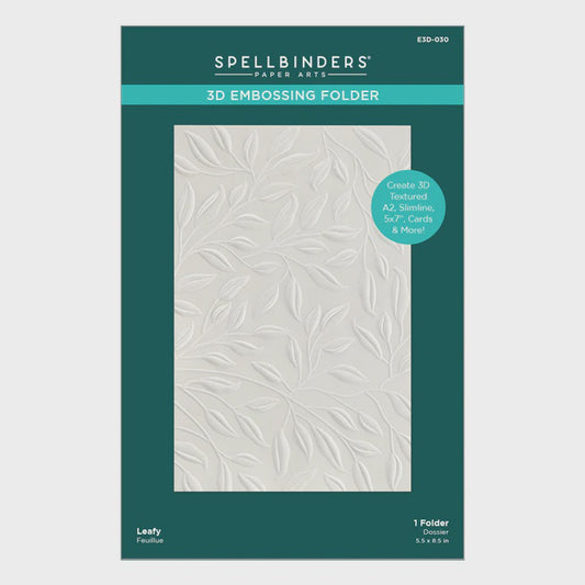 SB LEAFY 3D EMBOSSING FOLDER
