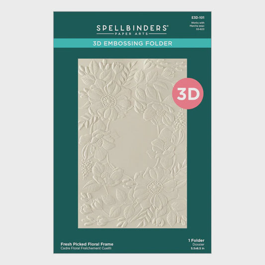 SB FRESH PICKED FLORAL FRAME EMBOSSING FOLDER