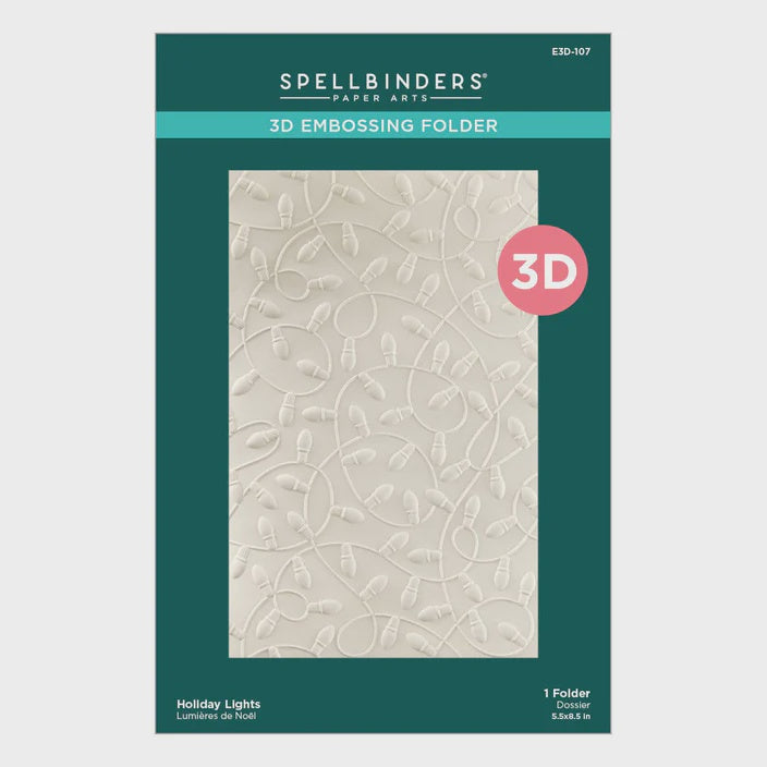 SB LAYERED HOLIDAY LIGHTS EMBOSING FOLDER