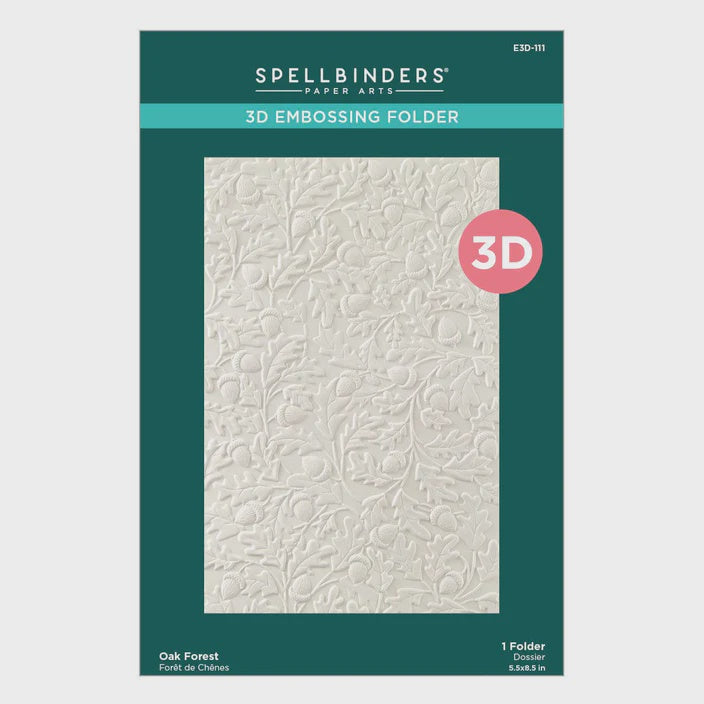 SB OAK FOREST 3D EMBOSSING FOLDER