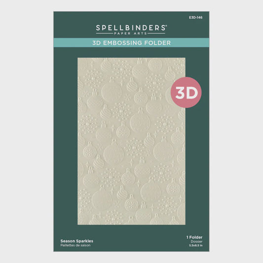 SB SEASON SPARKLES 3D EMBOSSING FOLDER