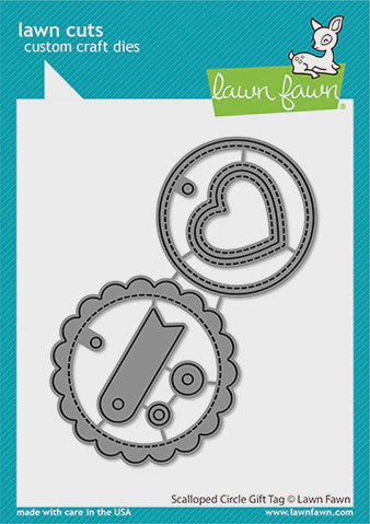 LF SCALLOPED CIRCLE GIFT TAG DIE