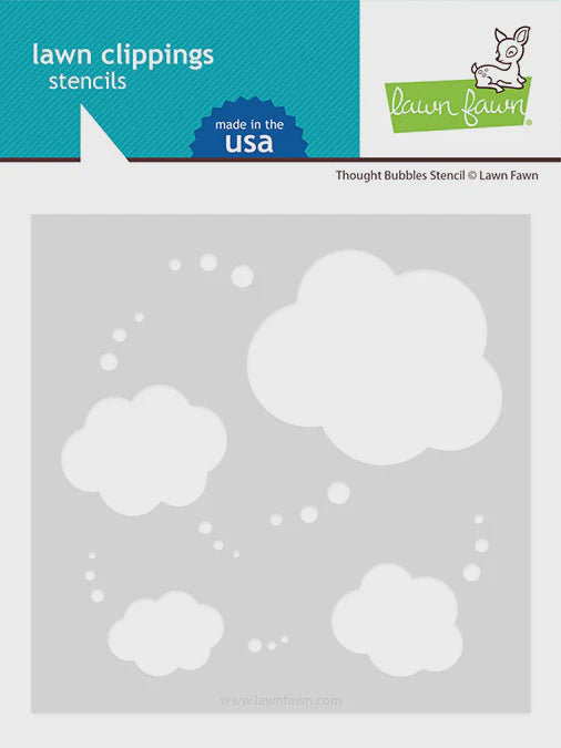 LF THOUGHT BUBBLES STENCIL