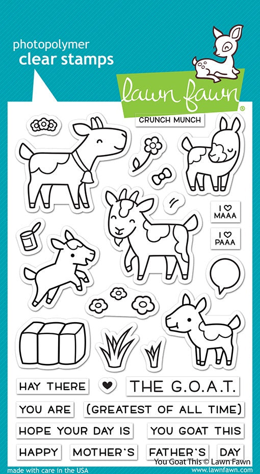 LF YOU GOAT THIS STAMP AND DIE BUNDLE