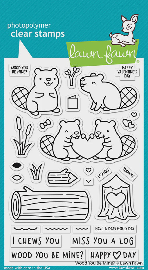 LF WOOD YOU BE MINE? STAMP AND DIE BUNDLE