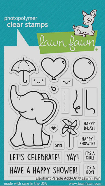 LF ELEPHANT PARADE ADD-ON STAMP AND DIE BUNDLE