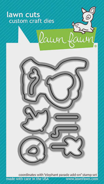 LF ELEPHANT PARADE ADD-ON STAMP AND DIE BUNDLE