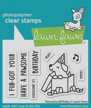 LF PAWSOME BIRTHDAY STAMP AND DIE BUNDLE