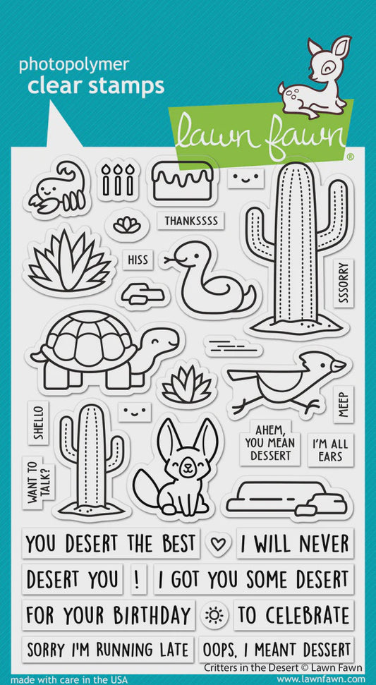 LF CRITTERS IN THE DESERT STAMP SET