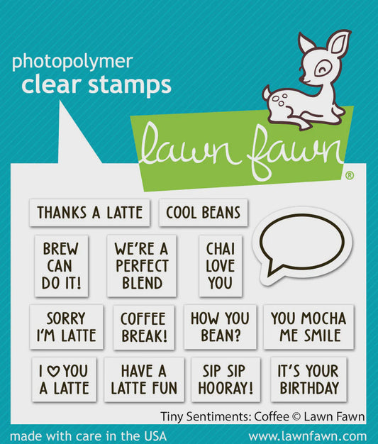 LF TINY SENTIMENTS COFFEE STAMPS