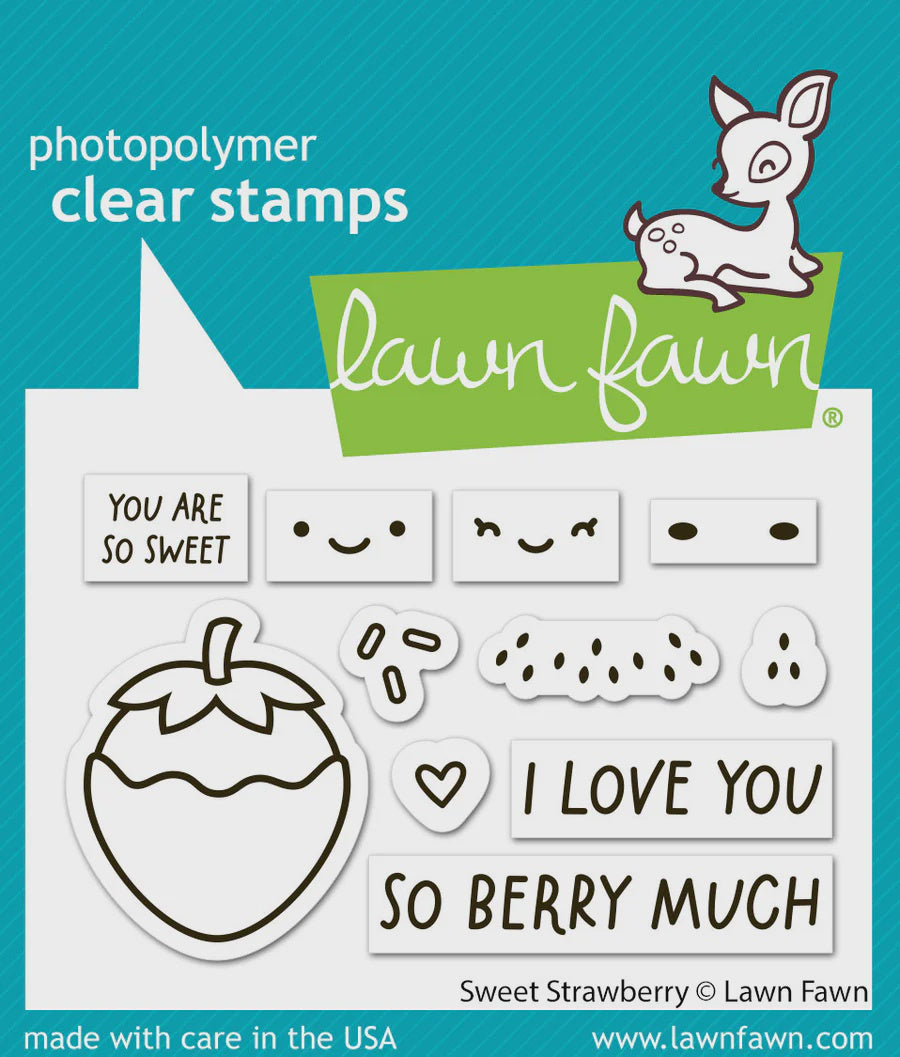 LF SWEET STRAWBERRY STAMP SET