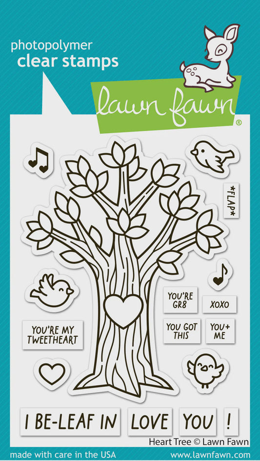 LF HEART TREE STAMP SET