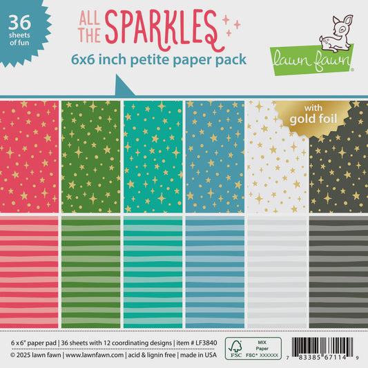 LF ALL THE SPARKLES 6X6 PAPER PAD