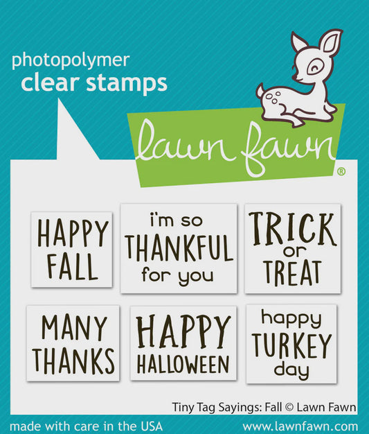 LF TINY TAG SAYINGS: FALL STAMPS
