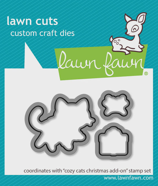 LF COZY CATS CHRISTMAS ADD-ON DIE SET