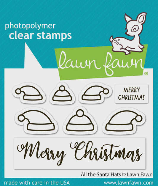 LF ALL THE SANTA HATS STAMP SET