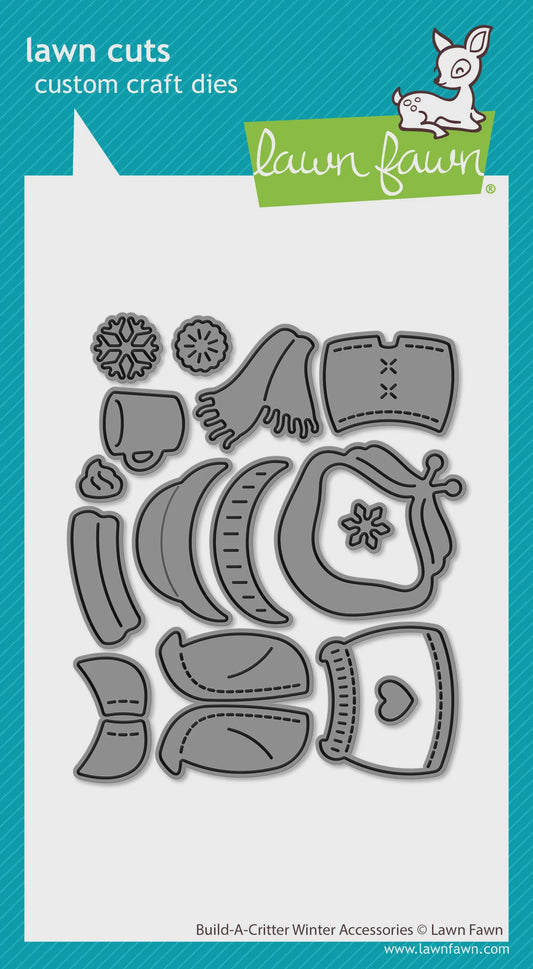 LF BUILD A CRITTER WINTER ACCESSORIES DIE SET