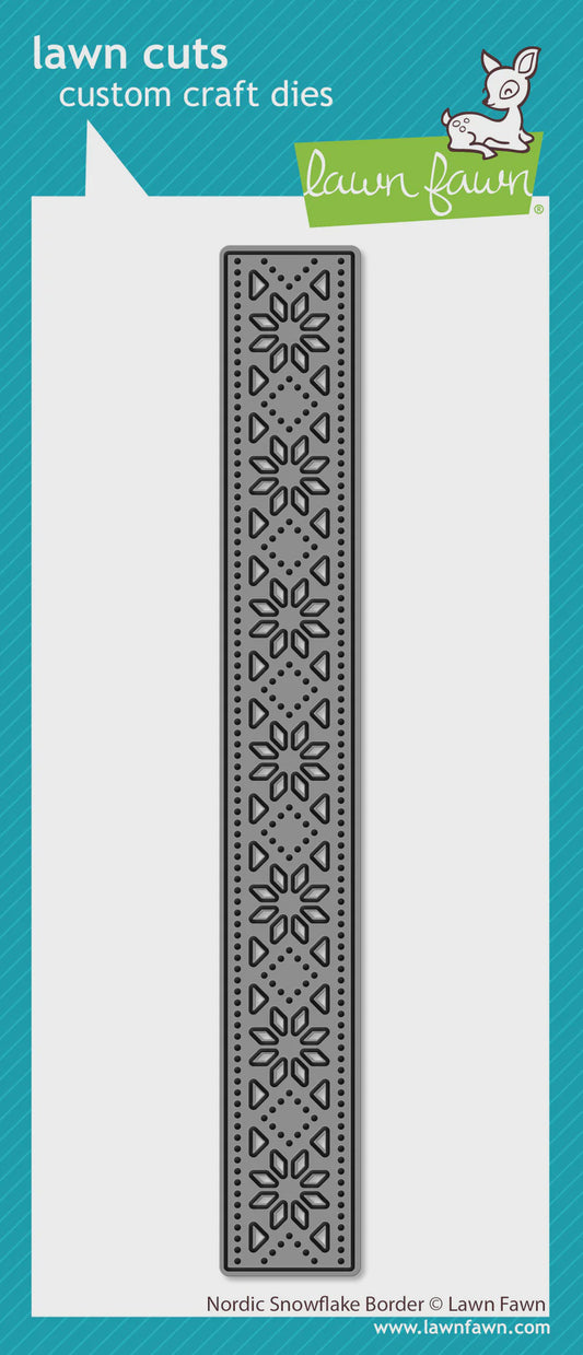 LF NORDIC SNOWFLAKE BORDER DIE