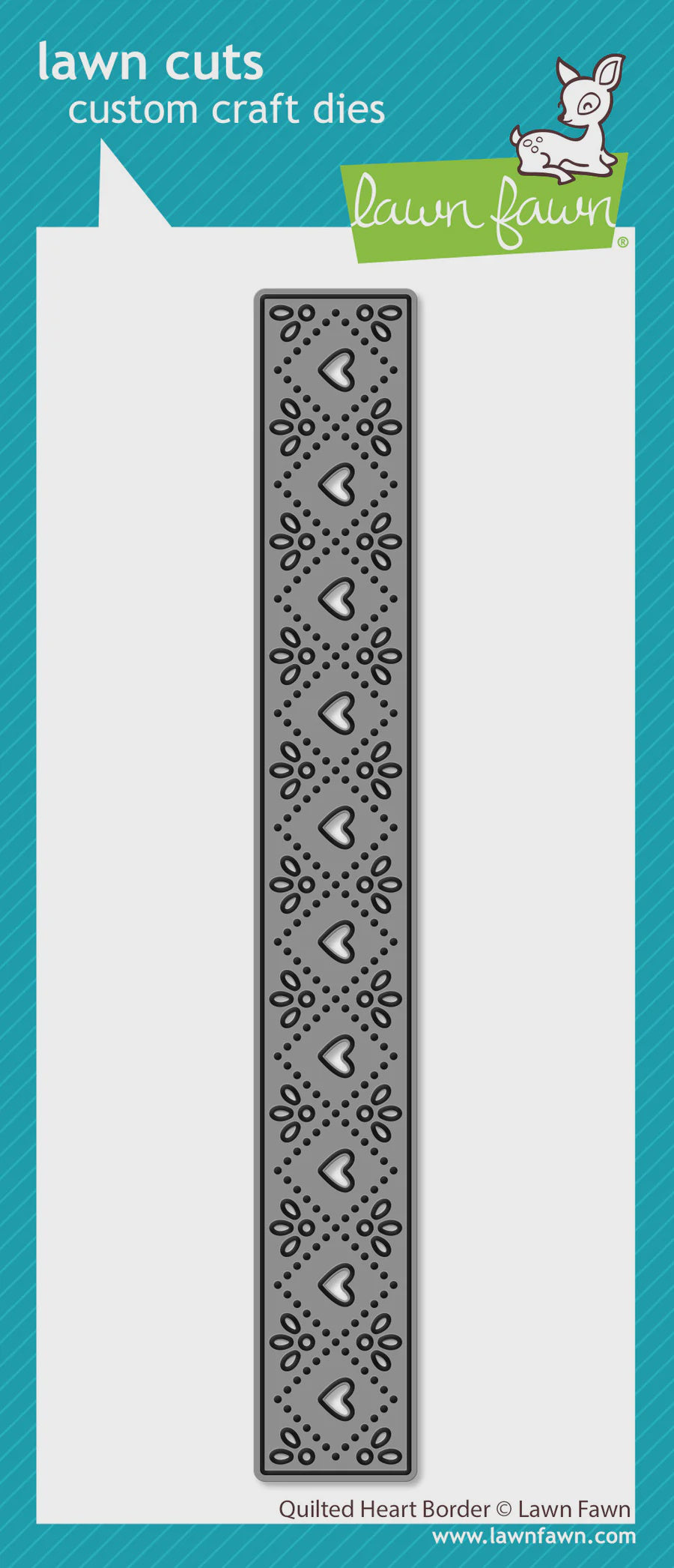 LF QUILTED HEARTS BORDER DIE