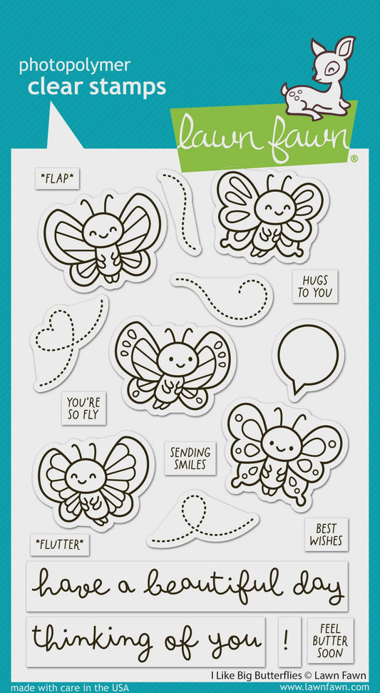 LF I LIKE BIG BUTTERFLIES STAMP SET