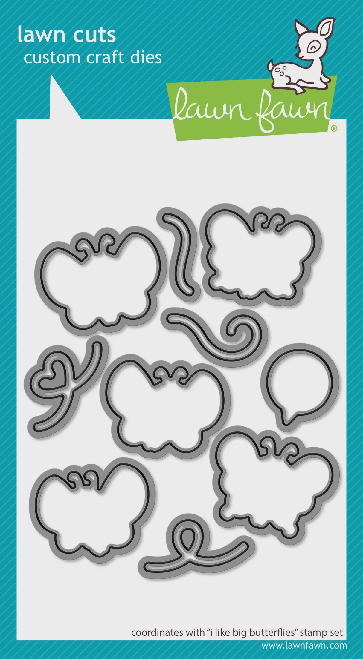 LF I LIKE BIG BUTTERLIES DIE SET