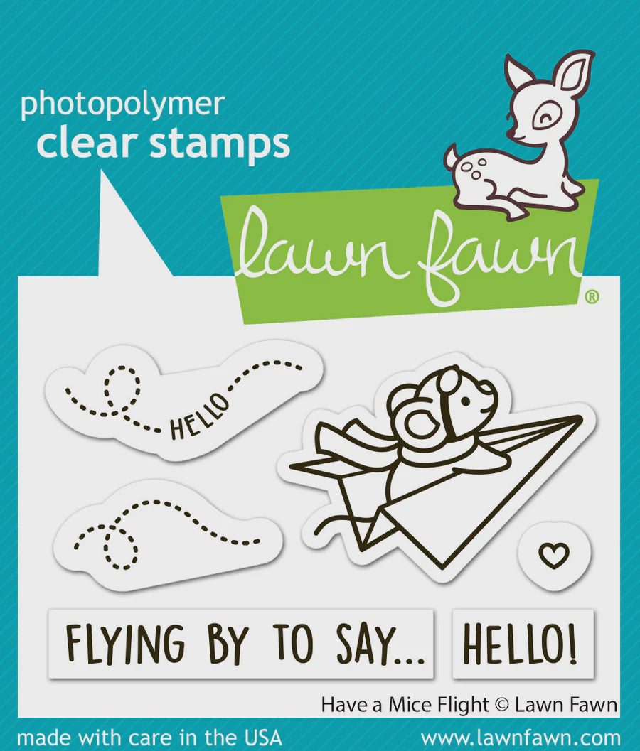 LF HAVE A MICE FLIGHT STAMP SET