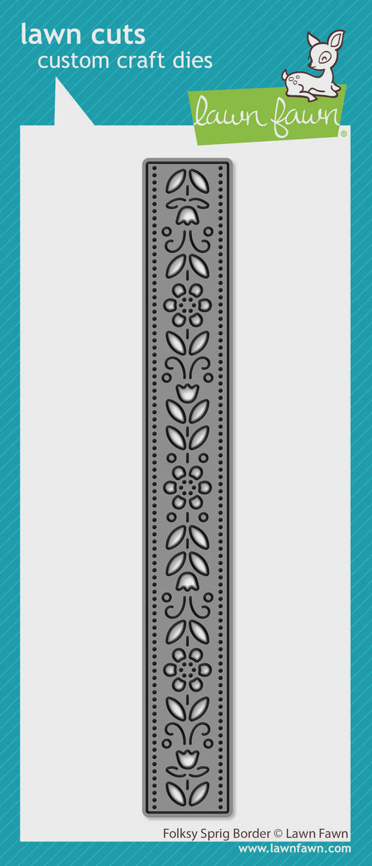 LF FOLKSY SPRIG BORDER DIE