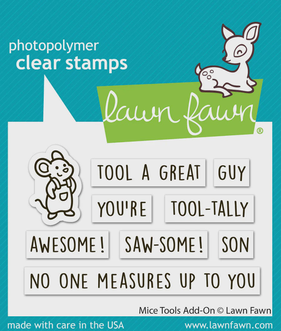 LF MICE TOOLS ADD ON STAMP SET
