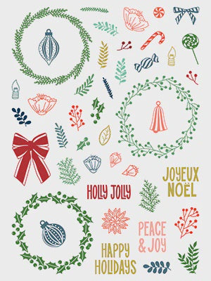 LDRS PEACE & JOY PIROUETTE STAMP AND DIE BUNDLE