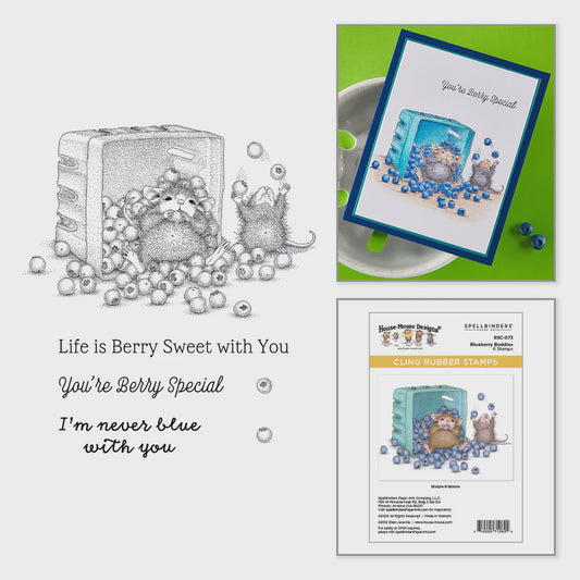 SB HM BLUEBERRY BUDDIES STAMP