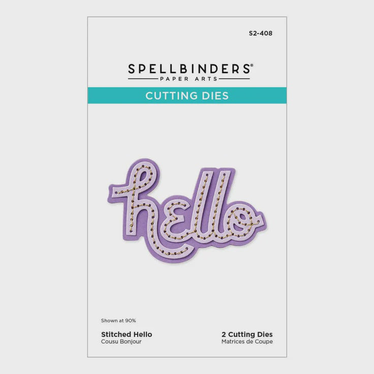 SB STITCHED HELLO CUTTING DIES