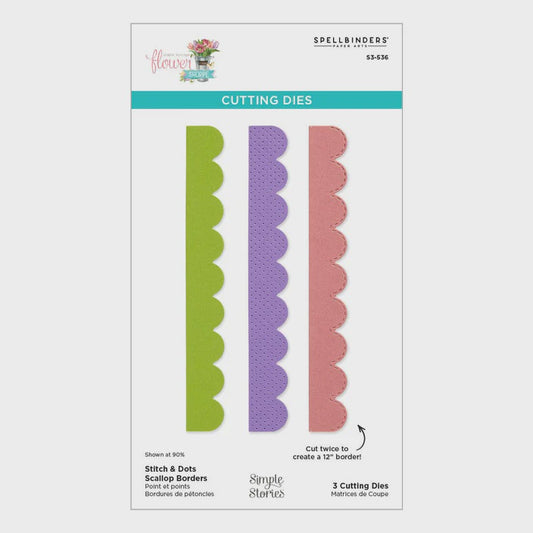 SB STITCH & DOTS SCALLOP BORDERS