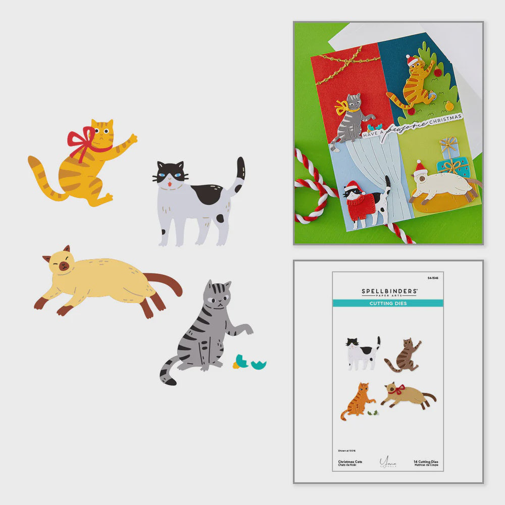SB CHRISTMAS CATS DIE SET