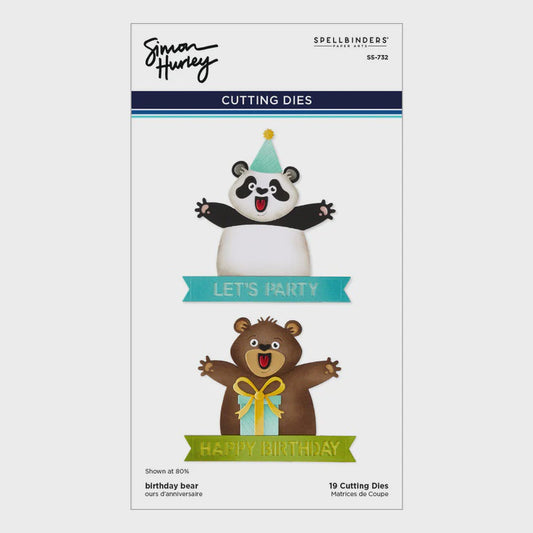 SB BIRTHDAY BEAR DIE SET
