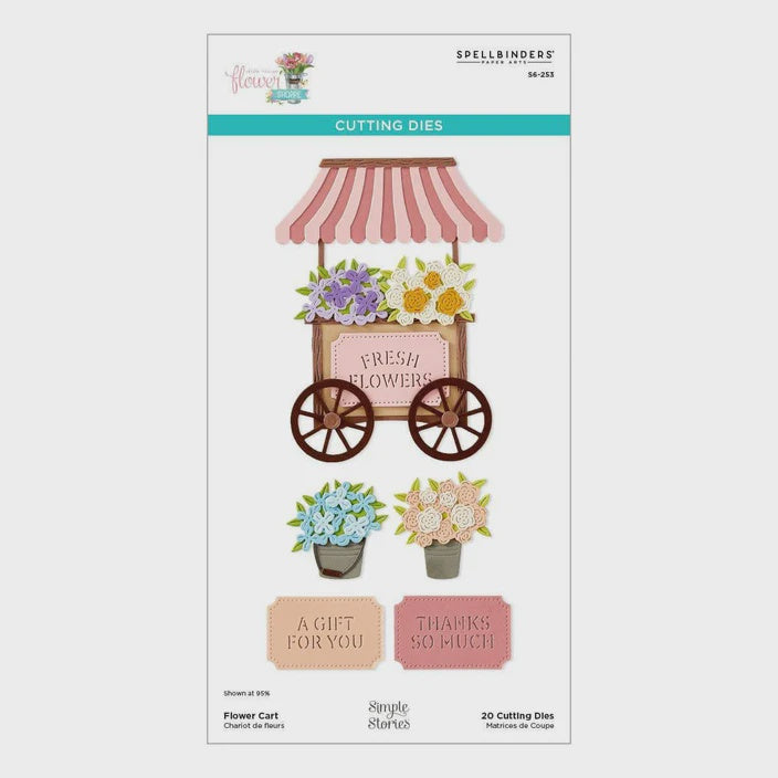 SB FLOWER CART DIE SET