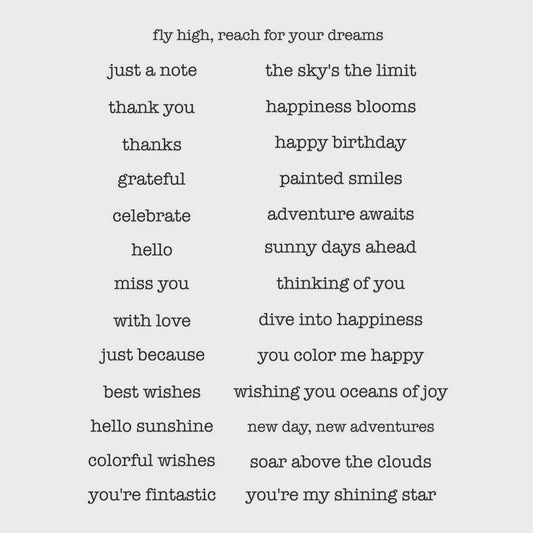 SB TYPEWRITER ADVENTURE SENTIMENTS