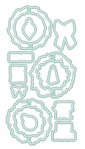 LDRS PEACE & JOY PIROUETTE STAMP AND DIE BUNDLE